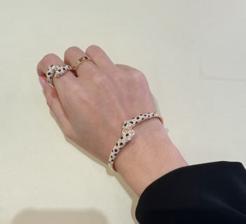 Cartier Seravelle Panther Pavé Cuff Bracelet