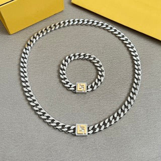 Fendi Varello FF Chain Link Bracelet
