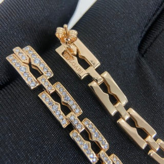 Bvlgari Crystal Geometric Link Bracelet – Elegant Luxury Jewelry