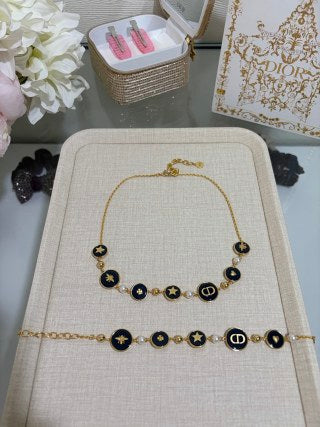 Dior Oblique Celestial Medallion Necklace