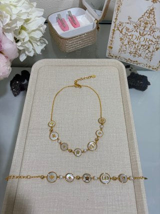 Dior Celestial Medallion Charm Necklace