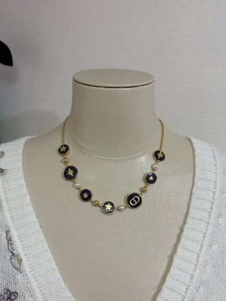 Dior Oblique Celestial Medallion Necklace