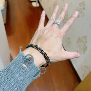Bvlgari Black Chain Link Bracelet – Elegant Luxury Jewelry
