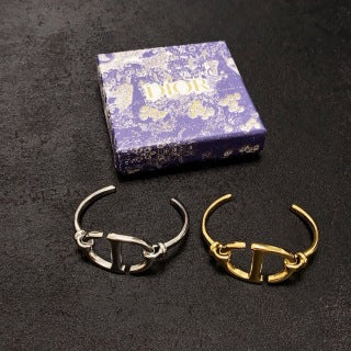 Dior Cœur Signature Open Cuff Bracelet
