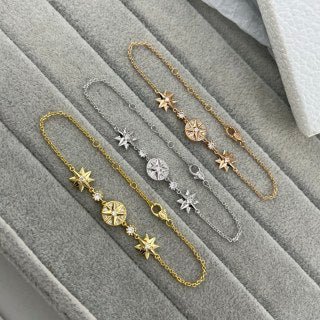 Dior Celestial Star Medallion Charm Bracelet