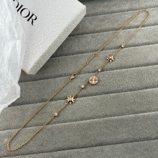 Dior Celestial Star Compass Layered Necklace