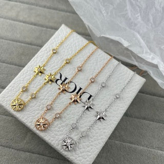 Dior Star Compass CD Pendant Necklace
