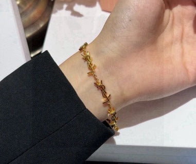 YSL Cassandre Éclat Multi-Link Bracelet