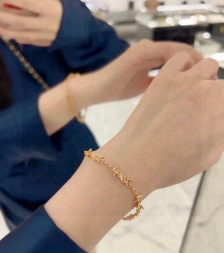 YSL Cassandre Éclat Multi-Link Bracelet