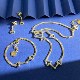 Gucci Horsebit Link Chain Gold Bracelet
