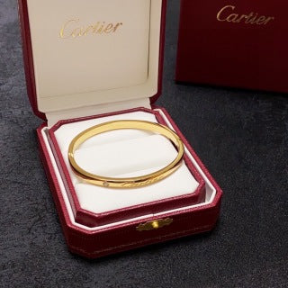 CARTIER Rosavelle Diamond Screw Bangle