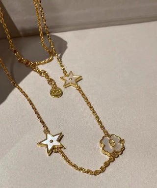 Dior Étoile Floral Charm Necklace