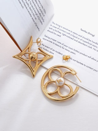 Louis Vuitton Blossom Orbit Drop Earrings