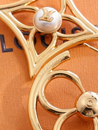 Louis Vuitton Blossom Orbit Drop Earrings